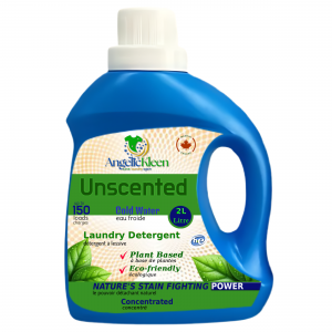 AngelicKleen Unscented fragrance-free plant-based liquid laundry detergent L hypoallergenic eco-friendly
